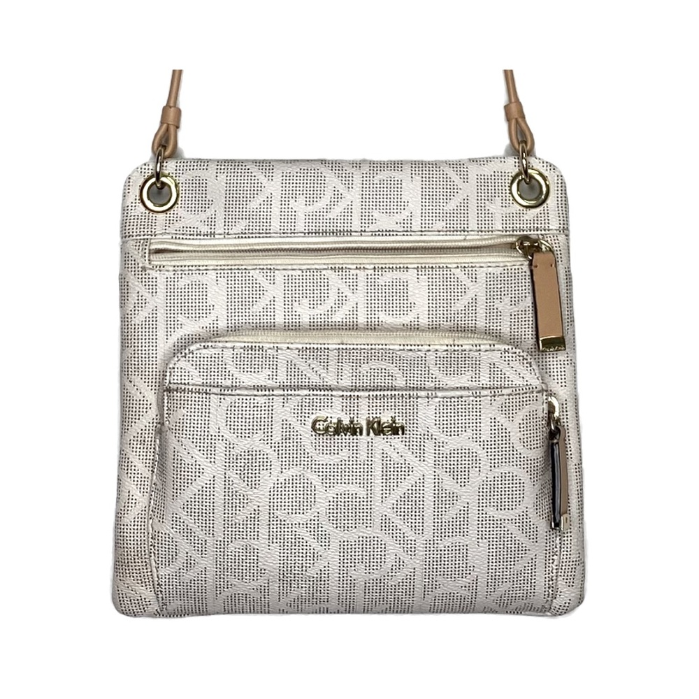 Calvin Klein crossbody thin bag cream
